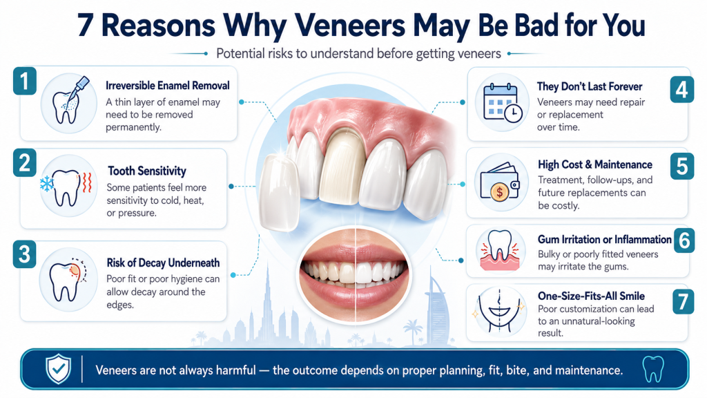 7 Reasons Why Veneers May Be Bad for You