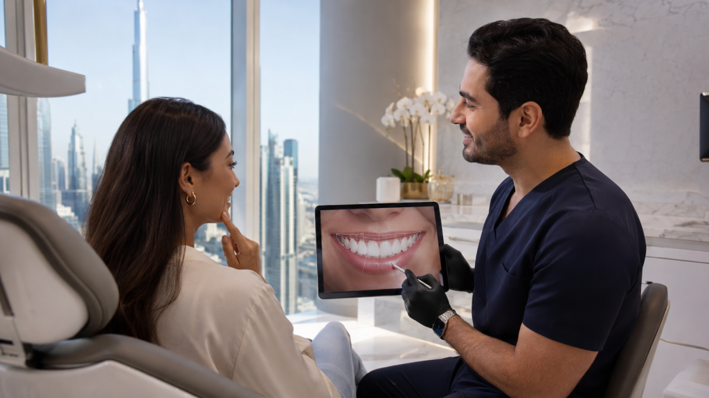Digital Smile Design preview for smile makeover in Dubai