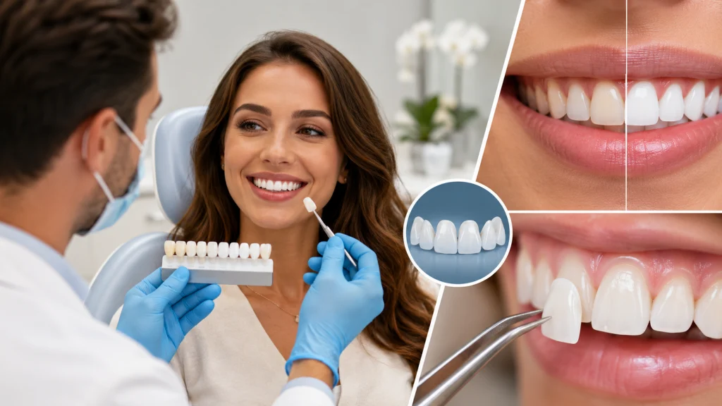 Hollywood Smile treatment plan with veneers and smile design