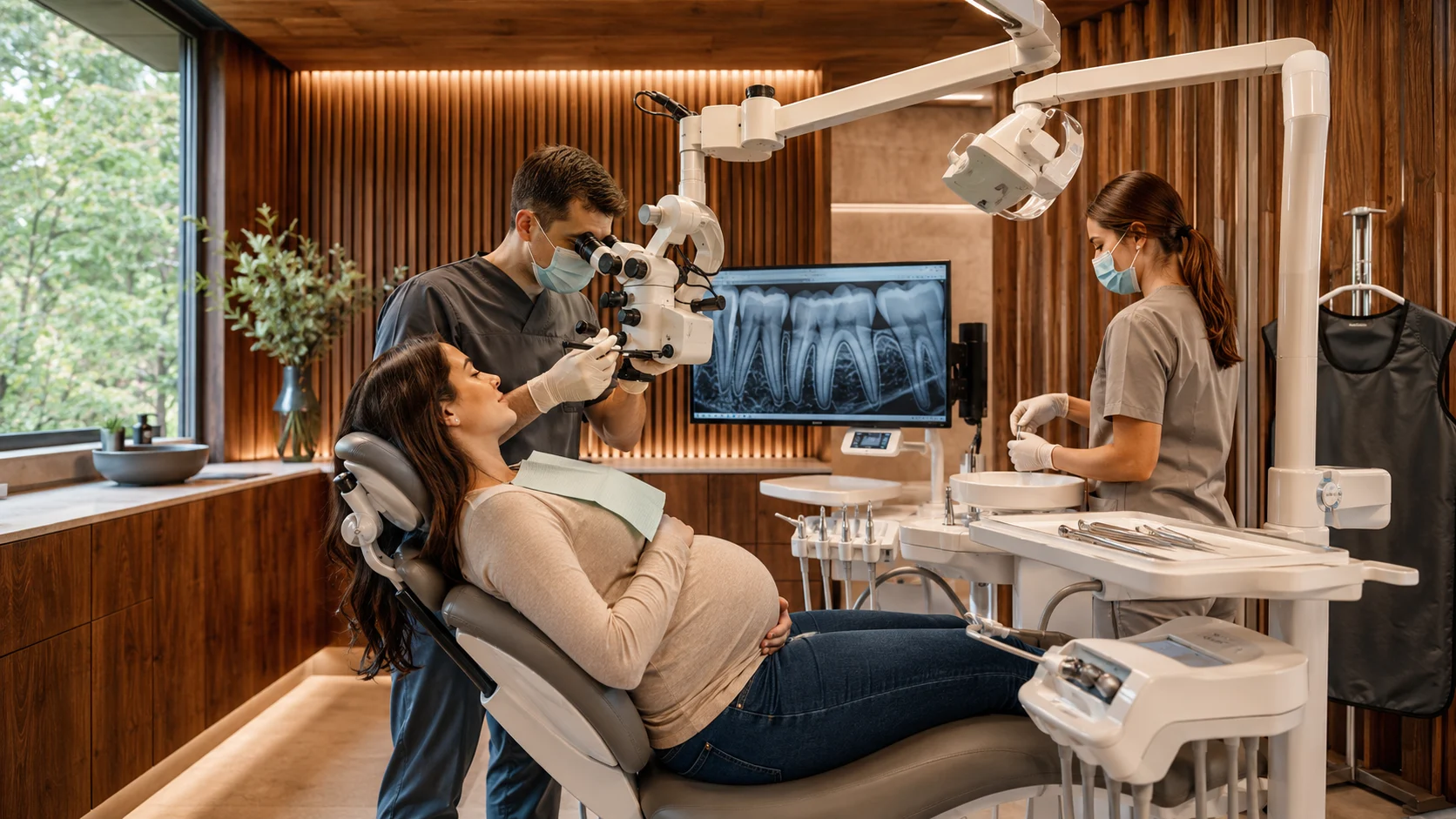 Root canal treatment planning during pregnancy